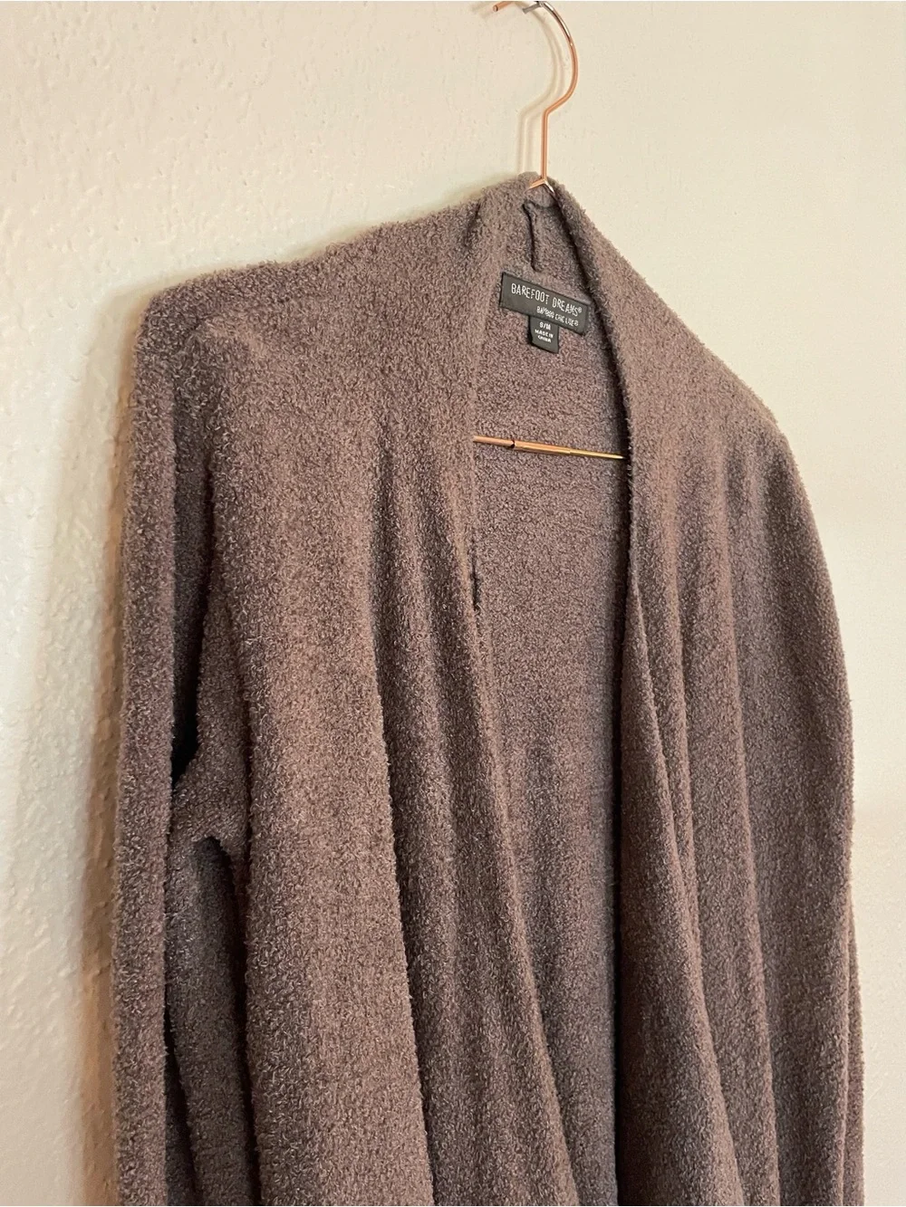 Barefoot Dreams Bamboo Chic Lite Calypso Wrap Cardigan.  S/M